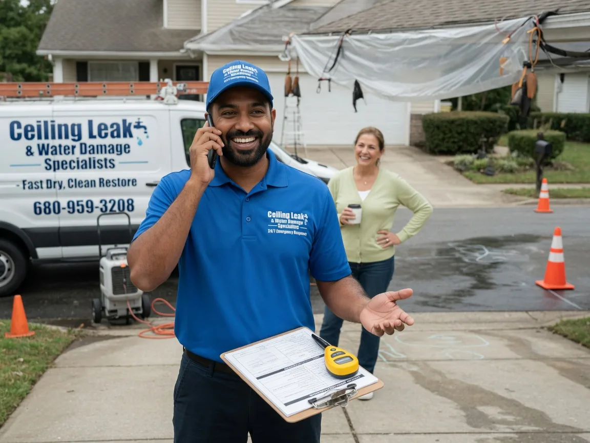 Ceiling Leak Cleanup Delta, IA FAQs